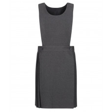 Girls Pinafore Bib Style Grey